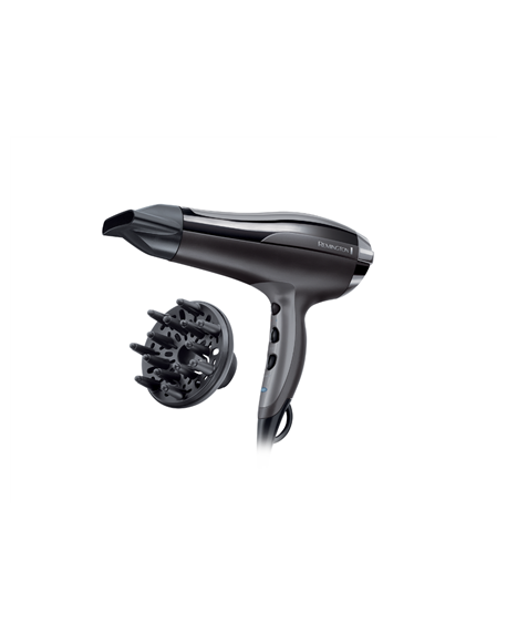 Remington Hair Dryer Pro-Air Turbo D5220 2400 W Number of temperature settings 3 Ionic function Diffuser nozzle Black