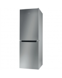 INDESIT Refrigerator LI7 S2E S Energy efficiency class E Free standing Combi Height 176.3 cm Fridge net capacity 197 L Freezer net capacity 111 L 39 dB Silver