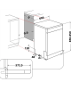 INDESIT Dishwasher D2F HD624 AS Free standing Width 60 cm Number of place settings 14 Number of programs 9 Energy efficiency cla