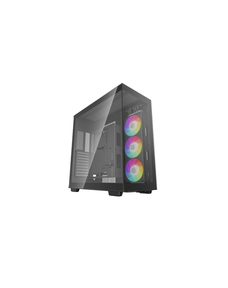 Deepcool Full Tower Gaming Case CH780 Side window Black ATX+ Power supply included No