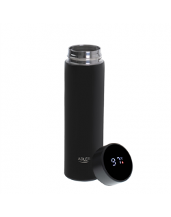 Adler Thermal Flask AD 4506bk Material Stainless steel/Silicone Black