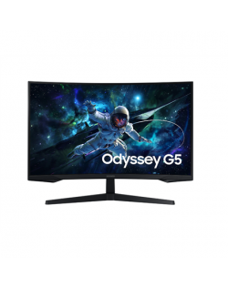 Samsung Gaming Monitor LS32CG552EUXEN 32 " VA 2560 x 1440 pixels 16:9 1 ms 300 cd/m² Black 165 Hz