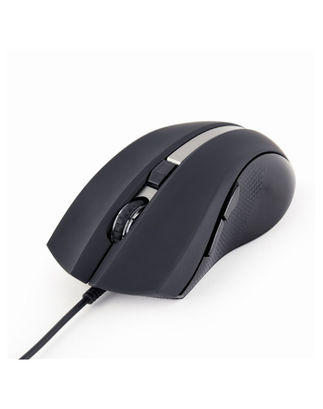 Gembird Mouse G-laser Wired Black USB