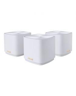 Asus ZenWiFi XD4 Plus (W-3-PK) Wireless-AX1800 (3-pack) 802.11ax 1201+574 Mbit/s 10/100/1000 Mbit/s Ethernet LAN (RJ-45) ports 1