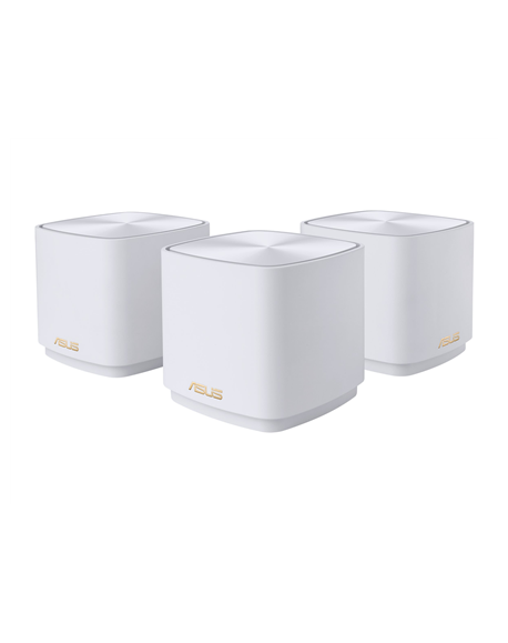 Asus ZenWiFi XD4 Plus (W-3-PK) Wireless-AX1800 (3-pack) 802.11ax 1201+574 Mbit/s 10/100/1000 Mbit/s Ethernet LAN (RJ-45) ports 1