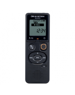 Olympus | Digital Voice Recorder (OM branded) | VN-541PC | Black | Segment display 1.39' | WMA