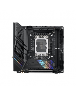 Asus | ROG STRIX B760-I GAMING WIFI | Processor family Intel | Processor socket LGA1700 | DDR5 SDRAM | Supported hard disk drive