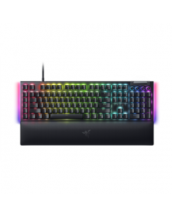 Razer | BlackWidow V4 | Mechanical Gaming keyboard | Wired | US | Black | Green Switch