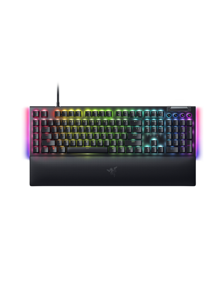 Razer | BlackWidow V4 | Mechanical Gaming keyboard | Wired | US | Black | Green Switch