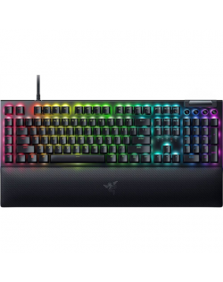 Razer | BlackWidow V4 | RGB LED light | US | Wired | Black | Yellow Switches | Mechanical Gaming keyboard