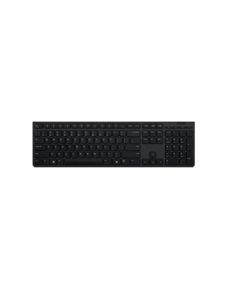 Lenovo | Professional Wireless Rechargeable Keyboard | 4Y41K04074 | Keyboard | Wireless | Estonian | Grey | Scissors switch keys