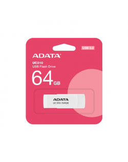 ADATA | USB Flash Drive | UC310 | 64 GB | USB 3.2 Gen1 | White