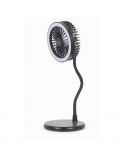 Gembird | TA-WPC10-LEDFAN-01 Desktop Fan With Lamp And Wireless Charger | N/A | Phone or tablet with built-in Qi wireless charging