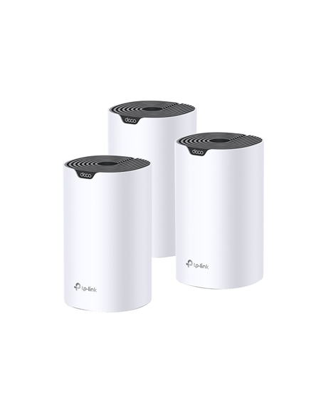 TP-LINK | AC1900 Whole Home Mesh Wi-Fi System | Deco S7 (3-pack) | 802.11ac | 10/100/1000 Mbit/s | Ethernet LAN (RJ-45) ports 1 