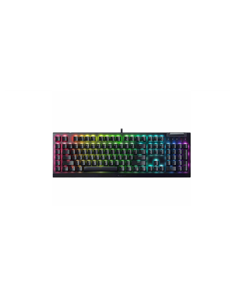 Razer | BlackWidow V4 X | RGB | Gaming keyboard | Wired | RU | Black | Yellow Switch