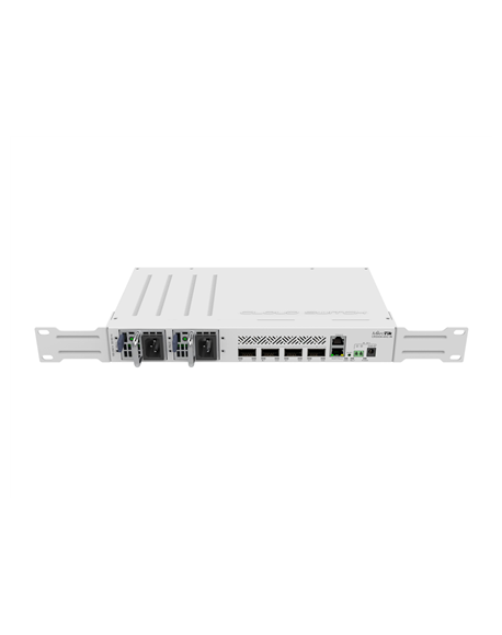 MikroTik | Cloud Router Switch | CRS504-4XQ-IN | No Wi-Fi | 10/100 Mbit/s | Ethernet LAN (RJ-45) ports 1 | Mesh Support No | MU-