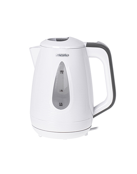 Mesko Kettle | MS 1261g | Electric | 2200 W | 1.7 L | Polypropylene | 360° rotational base | Grey