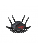 Asus | Quad-band Gaming Router (EU+UK) | ROG Rapture GT-BE98 | 802.11ax | 10/100/1000 Mbit/s | Ethernet LAN (RJ-45) ports 1 | Mesh Support Yes | MU-MiMO Yes | 5G | Antenna type External | 1 x USB 3.2 Gen1, 1 x USB 2.0