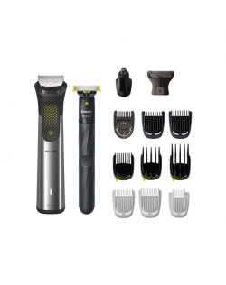 Philips All-in-One Trimmer | MG9552/15 | Cordless | Wet & Dry | Number of length steps 27 | Silver/Black/Green