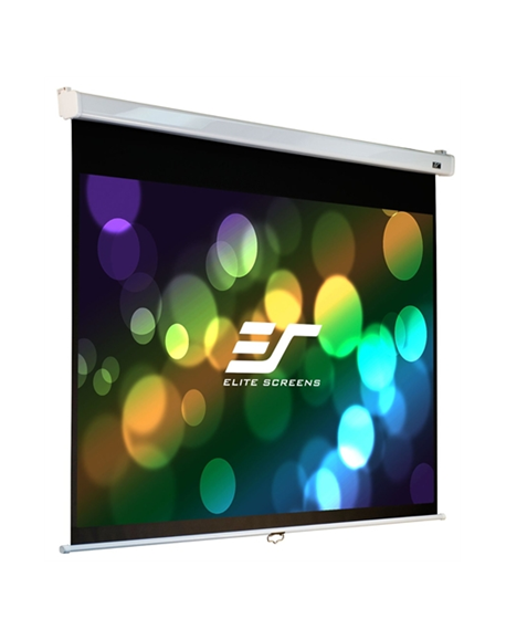 Elite Screens Manual Series M113NWS1 Diagonal 113 ", 1:1, Viewable screen width (W) 203 cm, White