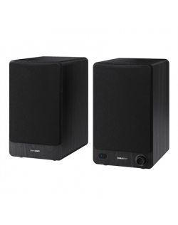 Sharp CP-SS30 Bookshelf Speakers, Black Sharp | Speakers | CP-SS30(BK) Bookshelf | 60 W | Bluetooth | Black | Wireless connectio