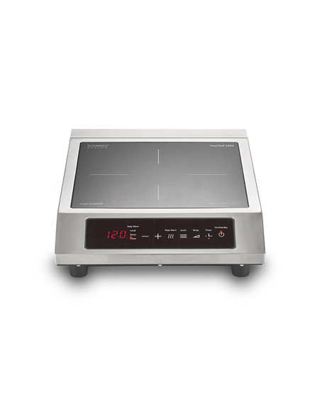 Caso | Mobile Hob | ProChef 3500 | Induction | Number of burners/cooking zones 1 | Touch | Timer | Stainless Steel/Black