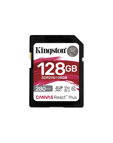 Kingston | UHS-II Video Speed Class (V60) | 128 GB | SD | Flash memory class Class 10, UHS-II, U3, V60