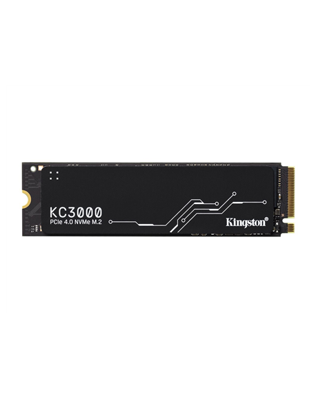 Kingston SSD | KC3000 | 4096 GB | SSD form factor M.2 2280 | SSD interface PCIe NVMe Gen 4.0 x 4 | Read speed 7000 MB/s | Write 