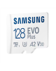 Samsung | MicroSD Card | EVO Plus | 128 GB | microSDXC Memory Card | Flash memory class U3, V30, A2