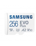 Samsung | MicroSD Card | EVO Plus | 256 GB | microSDXC Memory Card | Flash memory class U3, V30, A2