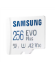 Samsung | MicroSD Card | EVO Plus | 256 GB | microSDXC Memory Card | Flash memory class U3, V30, A2