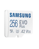 Samsung | MicroSD Card | EVO Plus | 256 GB | microSDXC Memory Card | Flash memory class U3, V30, A2