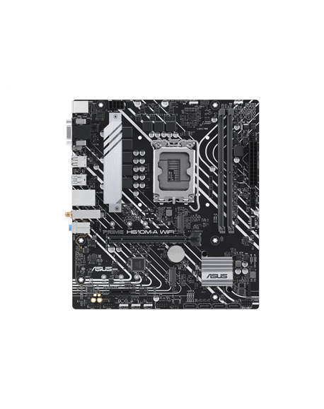 ASUS PRIME H610M-A WIFI | Processor family Intel H610 | Processor socket 1 x LGA1700 Socket | 2 DIMM slots - DDR5, non-ECC, unbu