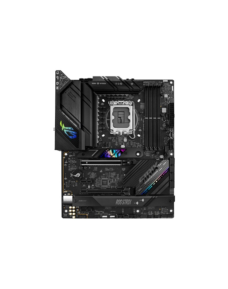 ASUS ROG STRIX B760-F GAMING WIFI | Processor family Intel B760 | Processor socket 1 x LGA1700 Socket | 4 DIMM slots - DDR5, non