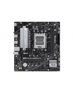 ASUS PRIME B650M-R | Processor family AMD B650 | Processor socket 1 x Socket AM5 | 2 DIMM slots - DDR5, ECC, unbuffered | Suppor