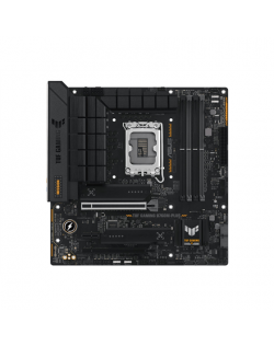 ASUS TUF GAMING B760M-PLUS | Processor family Intel B760 | Processor socket 1 x LGA1700 Socket | 4 DIMM slots - DDR5, non-ECC, o