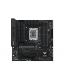 ASUS TUF GAMING B760M-PLUS | Processor family Intel B760 | Processor socket 1 x LGA1700 Socket | 4 DIMM slots - DDR5, non-ECC, on-die ECC, unbuffered | Supported hard disk drive interfaces SATA-600 (RAID), 2 x M.2 | Number of SATA connectors 4