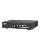 QNAP | 5 port 2.5Gbps Auto Negotiation (2.5G/1G/100M) | QSW-1105-5T | Unmanaged | Desktop | 1 Gbps (RJ-45) ports quantity 5 | SF