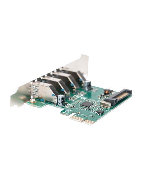 Digitus | USB 3.0, 4 Port, PCI Express Add-On card 4 Ports A/F External, VL805 chipset | DS-30221-1