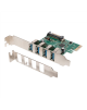 Digitus | USB 3.0, 4 Port, PCI Express Add-On card 4 Ports A/F External, VL805 chipset | DS-30221-1