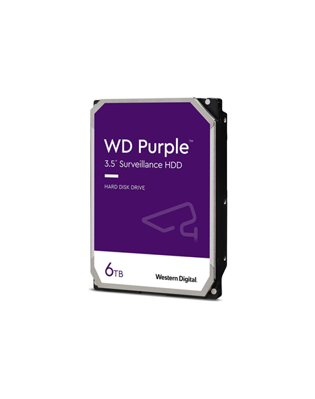 Western Digital | Hard Drive | Purple WD64PURZ | 5460 RPM | 6000 GB