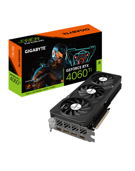 Gigabyte | GV-N406TGAMING OC-16GD 1.0 | NVIDIA | 16 GB | GeForce RTX 4060 | GDDR6 | HDMI ports quantity 2 | PCI-E 4.0 | Memory c