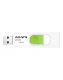 ADATA | USB Flash Drive | UV320 | 128 GB | USB 3.2 Gen1 | White/Green