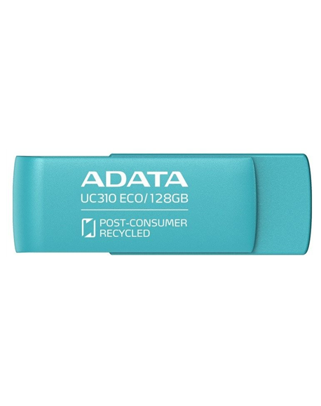 ADATA | USB Flash Drive | UC310 ECO | 128 GB | USB 3.2 Gen1 | Green