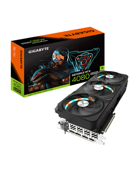 Gigabyte | GV-N408SGAMING OC-16GD 1.0 | NVIDIA | 16 GB | GeForce RTX 4080 SUPER | GDDR6X | HDMI ports quantity 1 | PCI-E 4.0