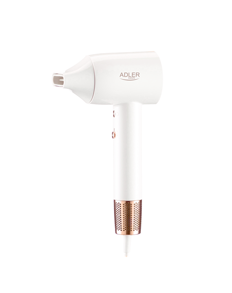 Adler Hair Dryer | SUPERSPEED AD 2272 | 1800 W | Number of temperature settings 3 | Ionic function | White