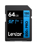 Lexar | Memory Card | Professional 800x PRO | 64 GB | SDXC | Flash memory class UHS-I