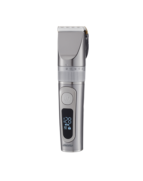 Mesko | Hair Clipper with LCD Display | MS 2843 | Cordless | Number of length steps 4 | Stainless Steel