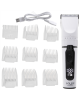 Adler | Hair Clipper with LCD Display | AD 2839 | Cordless | Number of length steps 6 | White/Black