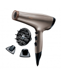 Remington | Hair Dryer | AC8002 | 2200 W | Number of temperature settings 3 | Ionic function | Diffuser nozzle | Brown/Black